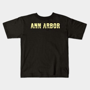 Ann Arbor Michigan Kids T-Shirt